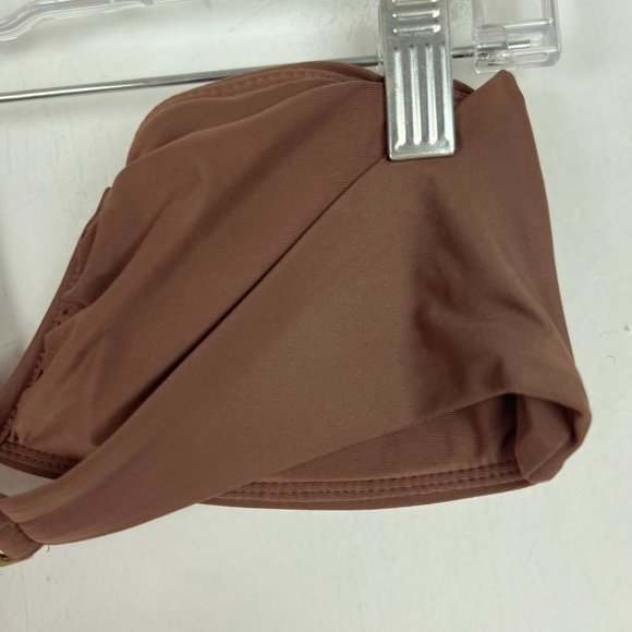 NWT Andie Swim The Scala Top Flat in Espresso Brown Size Large L NEW - Picture 8 of 11